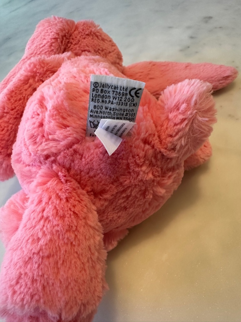 Jellycat coral bunny - Picture 4 of 7